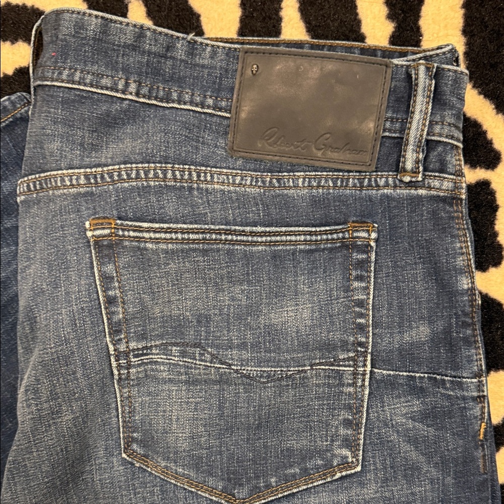 Robert Graham Dark Blue Relaxed Jeans